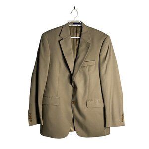 Tommy Hilfiger Men's Tan Notch Lapel Single Breasted Blazer